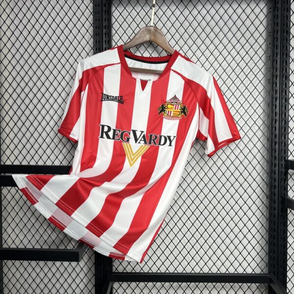 Retro Sunderlandl 2005/06 Home Jersey - Image 7