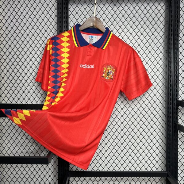 Retro Spain 1994 Home Jersey - Image 6
