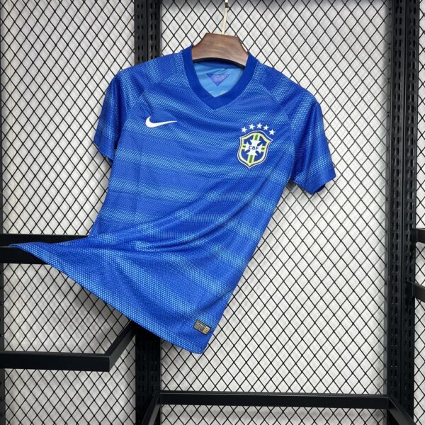Retro Brazil 2014 Away Jersey - Image 8