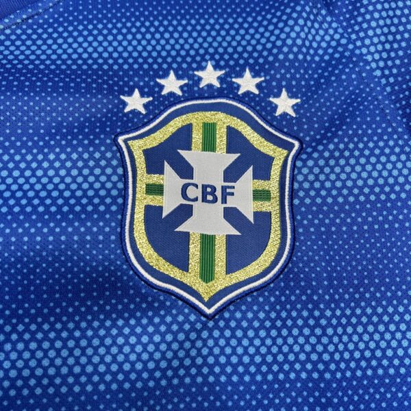 Retro Brazil 2014 Away Jersey - Image 3