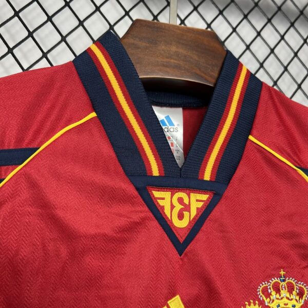 Retro Spain 1998 Home Jersey - Image 7