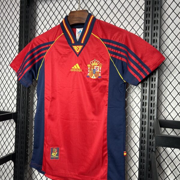 Retro Spain 1998 Home Jersey - Image 4
