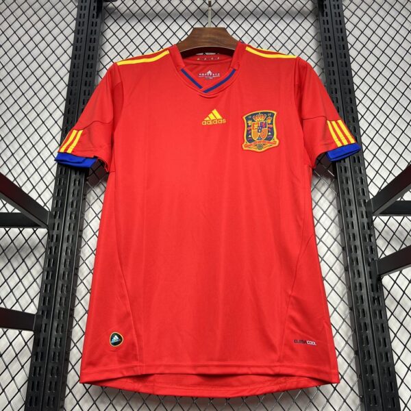 Retro Spain 2010 Home Jersey - Image 8