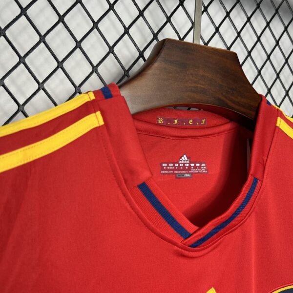 Retro Spain 2010 Home Jersey - Image 5