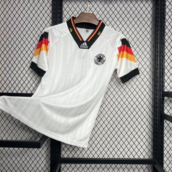 Retro Germany 1992 Home Jersey - Image 4