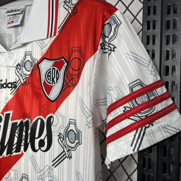 Retro River Plate 1996/1998 Home Jersey - Image 4