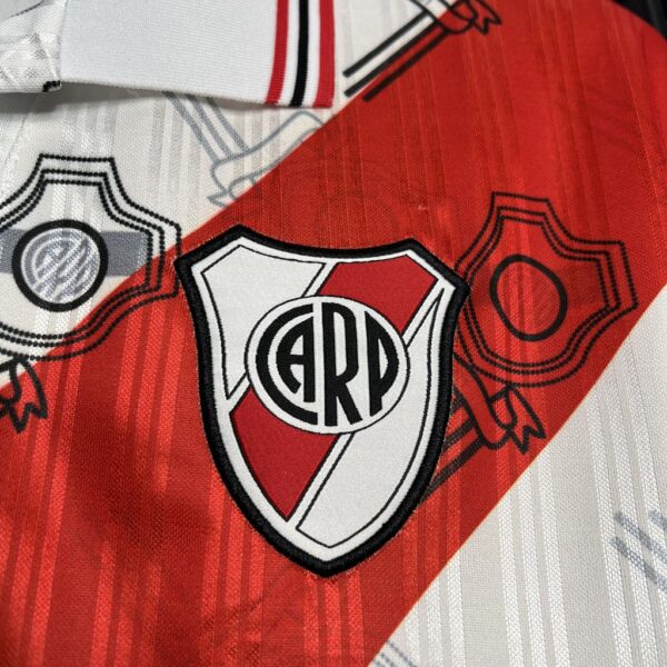 Retro River Plate 1996/1998 Home Jersey - Image 5