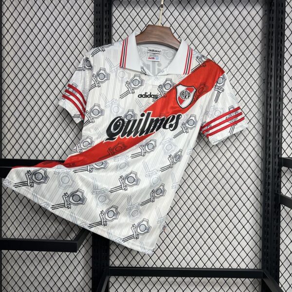 Retro River Plate 1996/1998 Home Jersey - Image 6