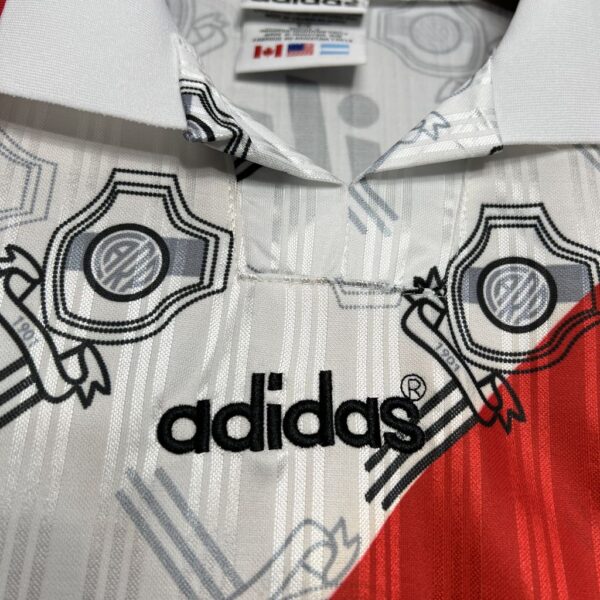 Retro River Plate 1996/1998 Home Jersey - Image 7