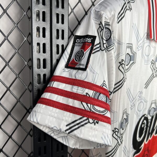 Retro River Plate 1996/1998 Home Jersey - Image 3