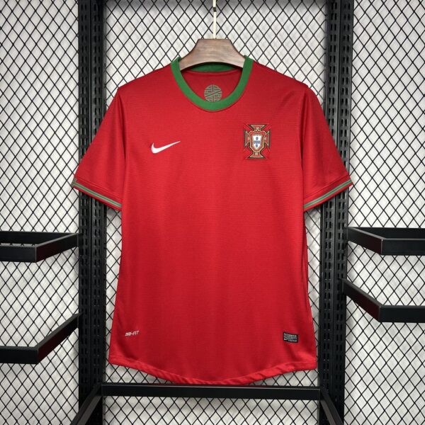 Retro Portugal 2012 Euro Cup Home Jersey - Image 3