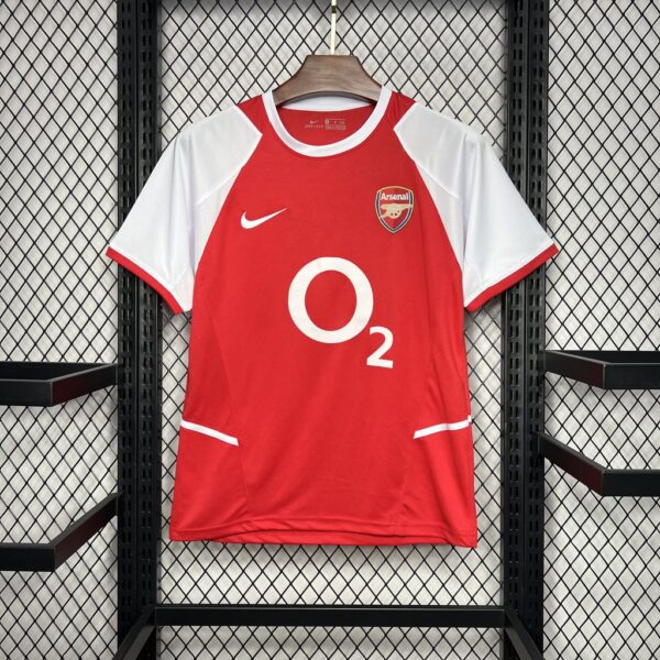 Retro Arsenal 2002/04 Home Jersey - Image 9