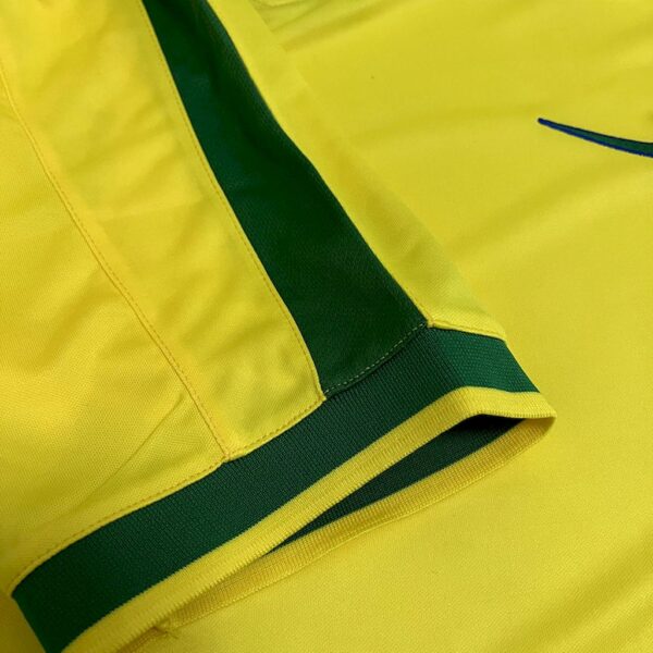 Retro Brazil 1997 Home Jersey - Image 7