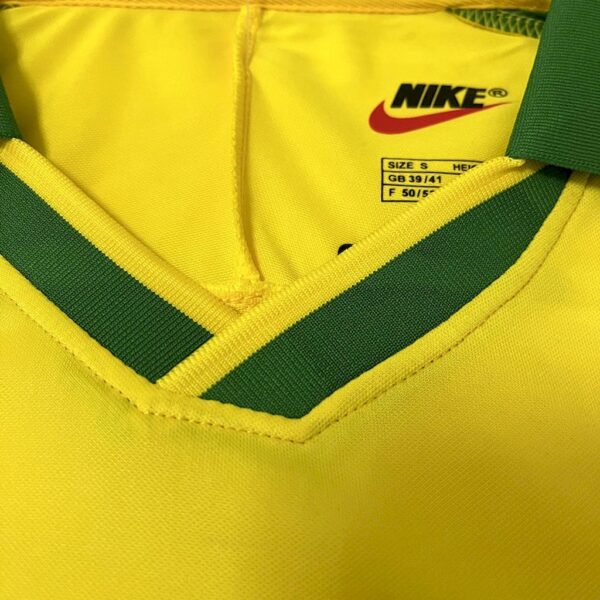 Retro Brazil 1997 Home Jersey - Image 5