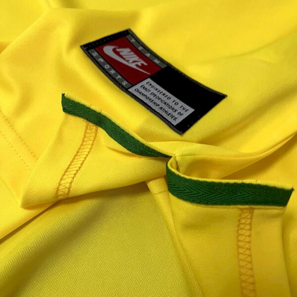 Retro Brazil 1997 Home Jersey - Image 3