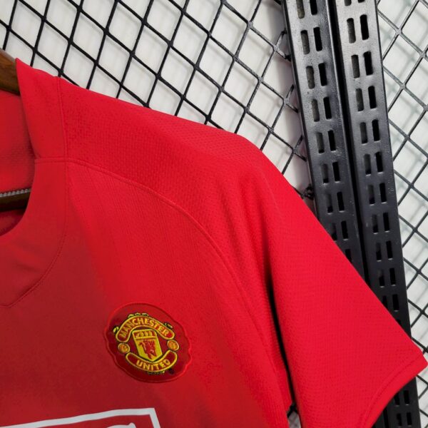 Retro Manchester United 2007/08 Home Jersey - Image 12