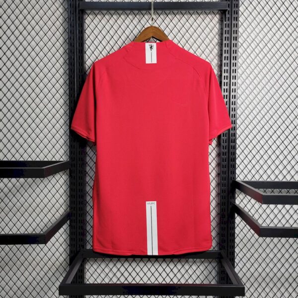 Retro Manchester United 2007/08 Home Jersey - Image 2