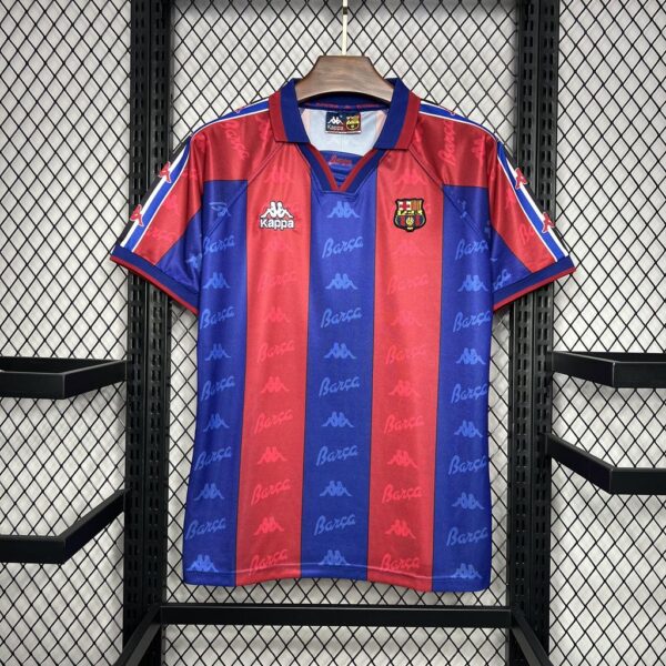 Retro Barcelona 1995/97 Home Jersey - Image 8