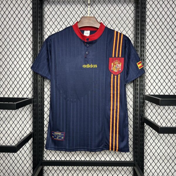 Retro Spain 1996 Away Jersey - Image 9