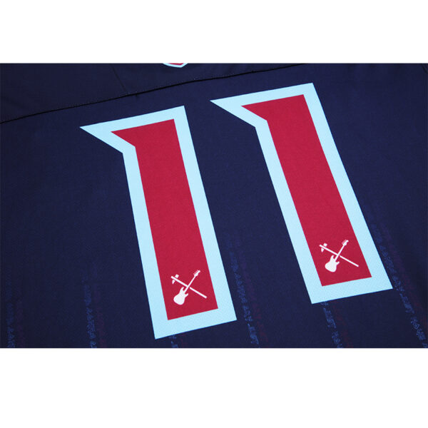 Retro West Ham lron Maiden Alternate Shirt #11 Jersey - Image 9