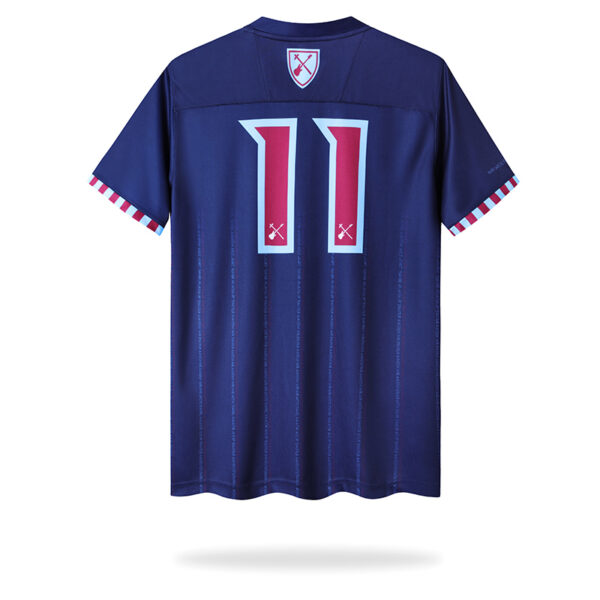Retro West Ham lron Maiden Alternate Shirt #11 Jersey - Image 2