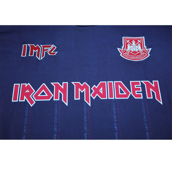 Retro West Ham lron Maiden Alternate Shirt #11 Jersey - Image 5