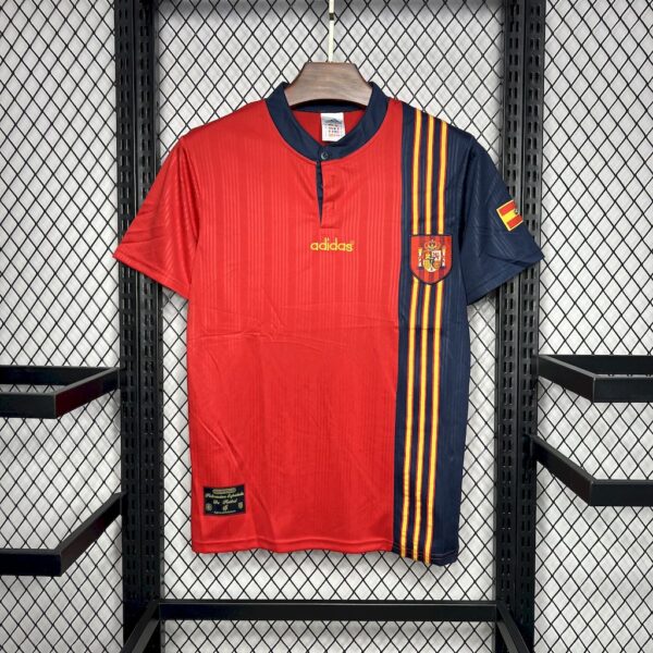 Retro Spain 1996 Home Jersey - Image 8