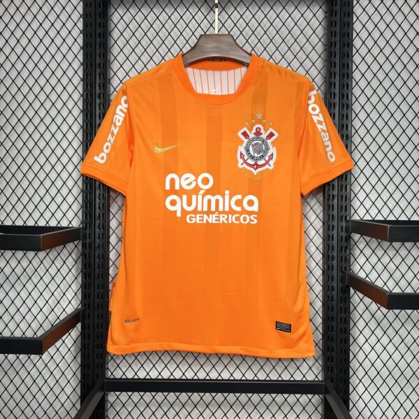 Retro Corinthians 2010 Orange Color Jersey - Image 5