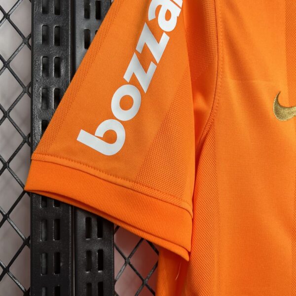 Retro Corinthians 2010 Orange Color Jersey - Image 9