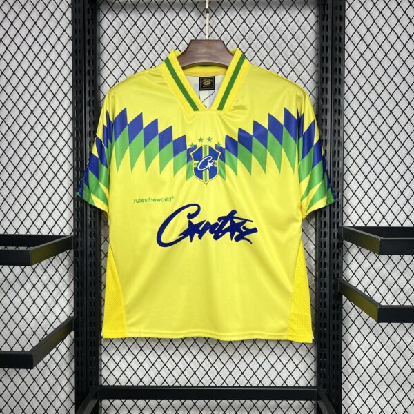Retro Brazil 1995 Home Corteiz Jersey - Image 4