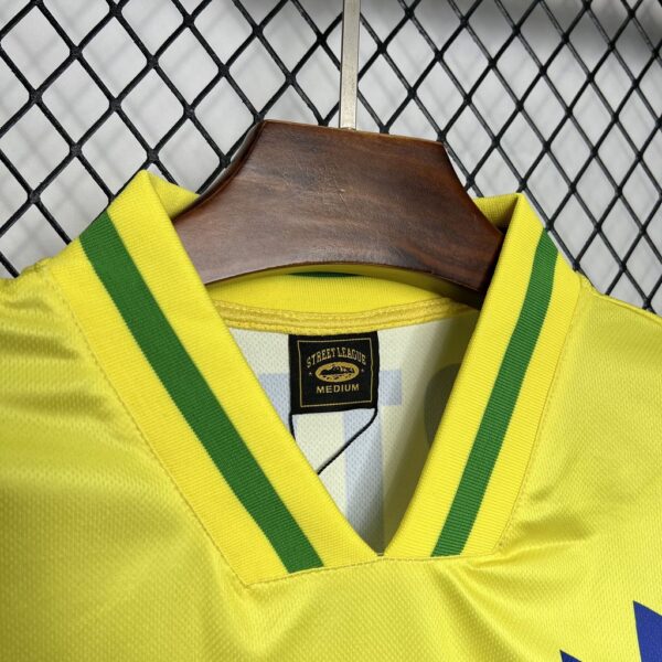 Retro Brazil 1995 Home Corteiz Jersey - Image 5