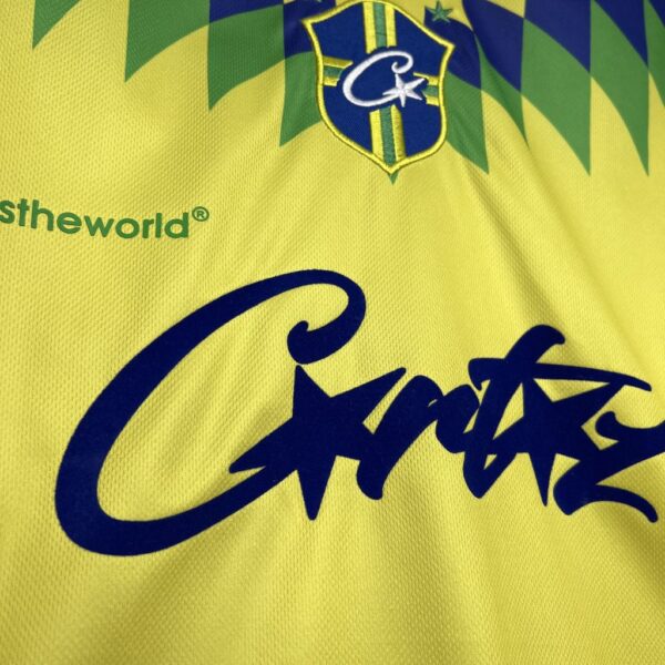 Retro Brazil 1995 Home Corteiz Jersey - Image 8