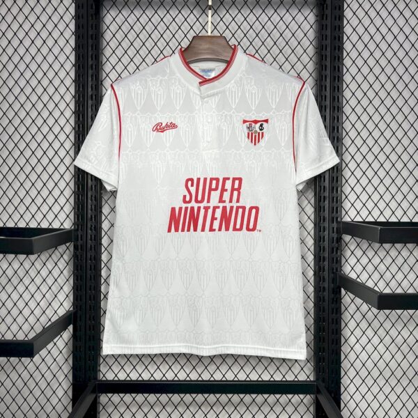 Retro Sevilla FC 1991/92 Home Jersey - Image 11