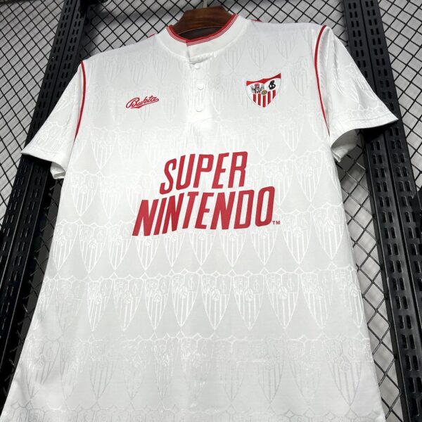 Retro Sevilla FC 1991/92 Home Jersey - Image 5