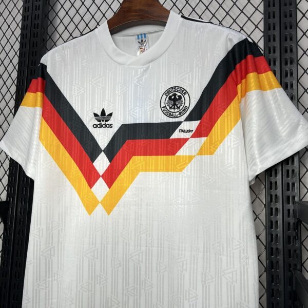 Retro Germany 1990 Home Word Cup Jersey - Image 3