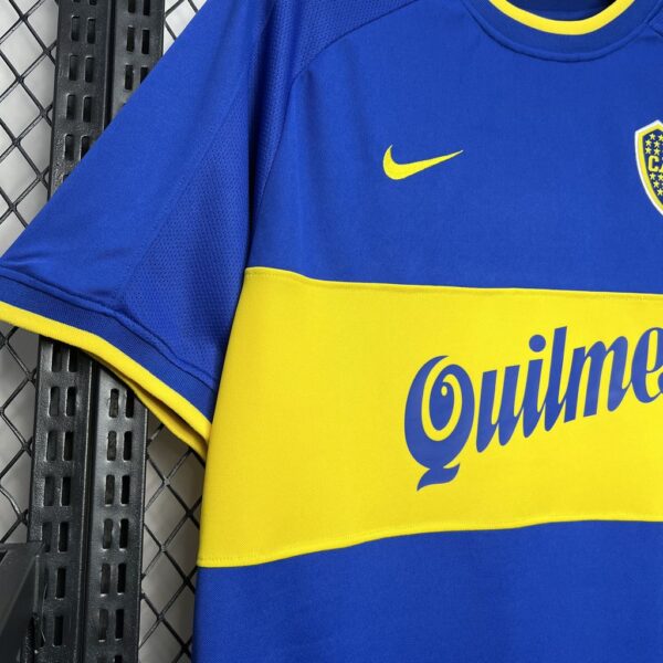Retro Boca Juniors 2000/01 Home Jersey - Image 4