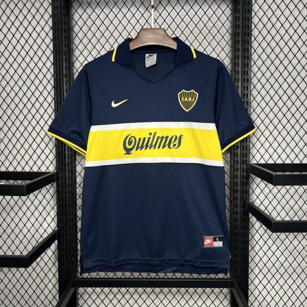 Retro Boca Juniors 1996/97 Home Jersey - Image 6