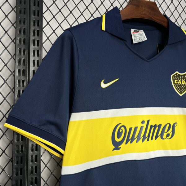 Retro Boca Juniors 1996/97 Home Jersey - Image 4