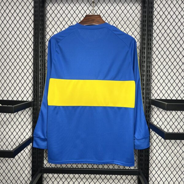 Retro Boca Juniors 1981 Home Long Sleeves Jersey - Image 2