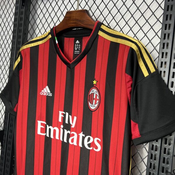 Retro AC Milan 2013/14 Home Jersey - Image 4