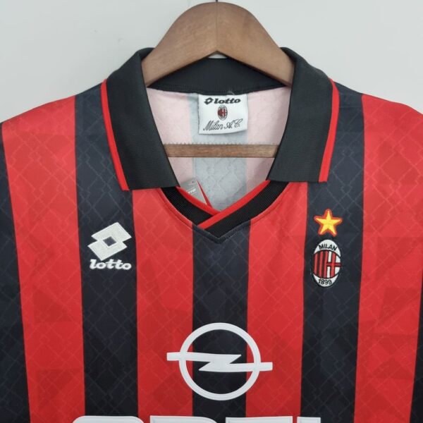 Retro AC Milan 1995/96 Home Jersey - Image 6