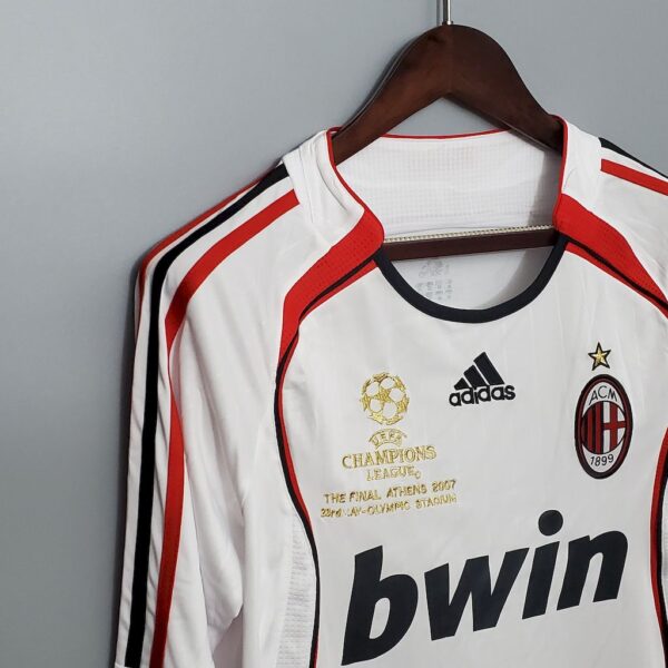 Retro AC Milan 2006/07 Away Long Sleeves Jersey - Image 5