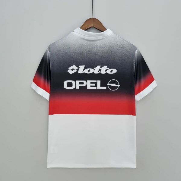 Retro AC Milan 1995/96 Training Suit White Jersey - Image 2