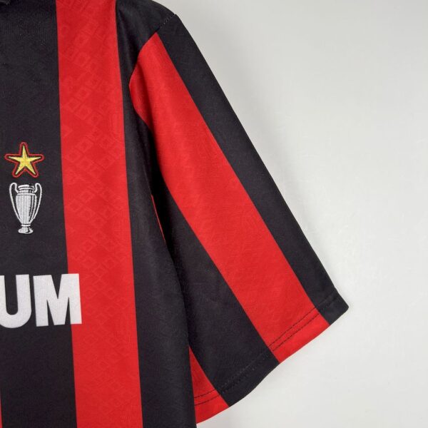 Retro AC Milan 1988/89 Home Champion Jersey - Image 5
