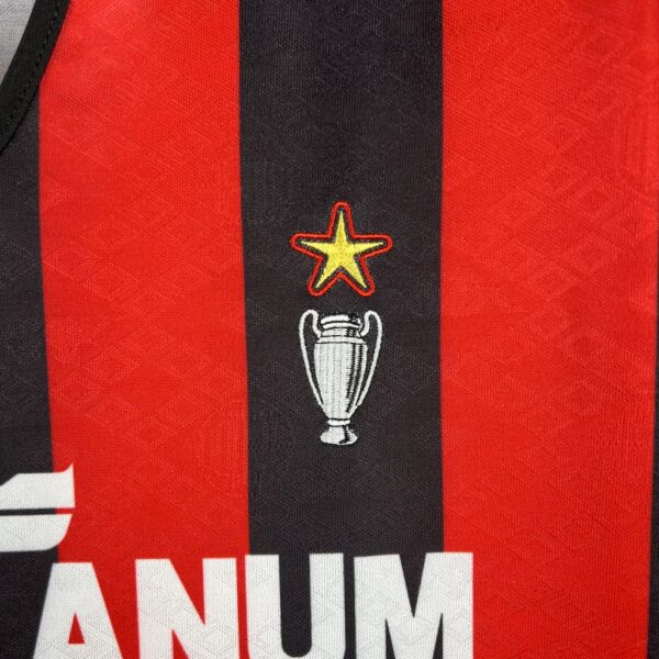 Retro AC Milan 1988/89 Home Champion Jersey - Image 8