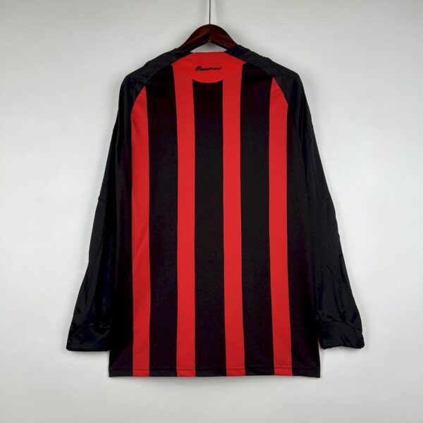 Retro AC Milan 2008/09 Home Long Sleeves Jersey - Image 2