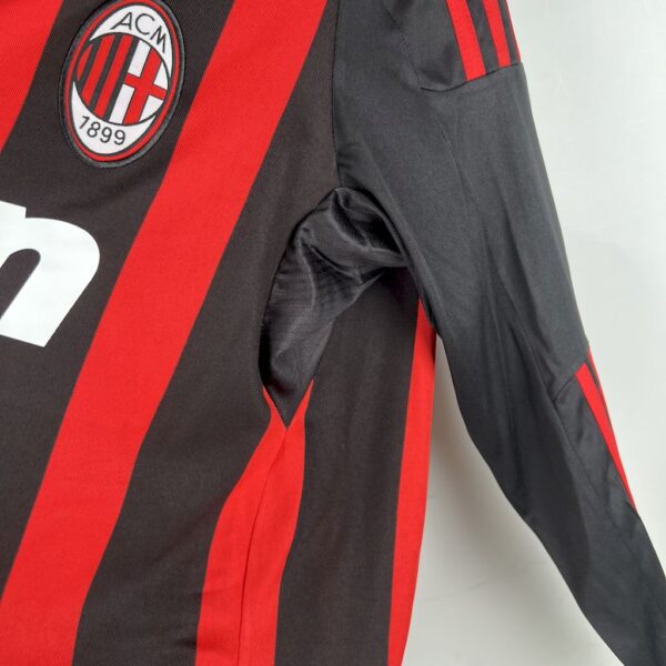 Retro AC Milan 2008/09 Home Long Sleeves Jersey - Image 6