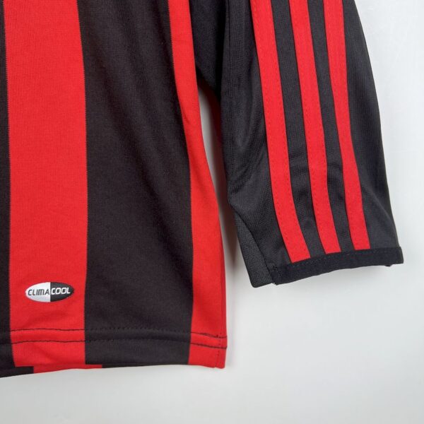 Retro AC Milan 2008/09 Home Long Sleeves Jersey - Image 4
