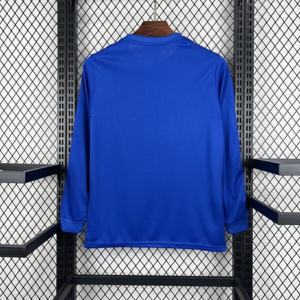 Retro Manchester United 2024/25 Joint Edition Blue Long Sleeves Jersey - Image 2