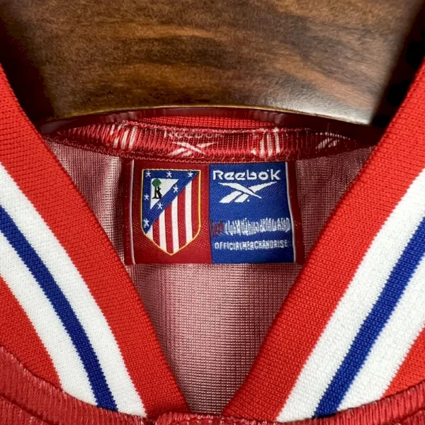 Retro Atletico Madrid 1999/00 Home Jersey - Image 8